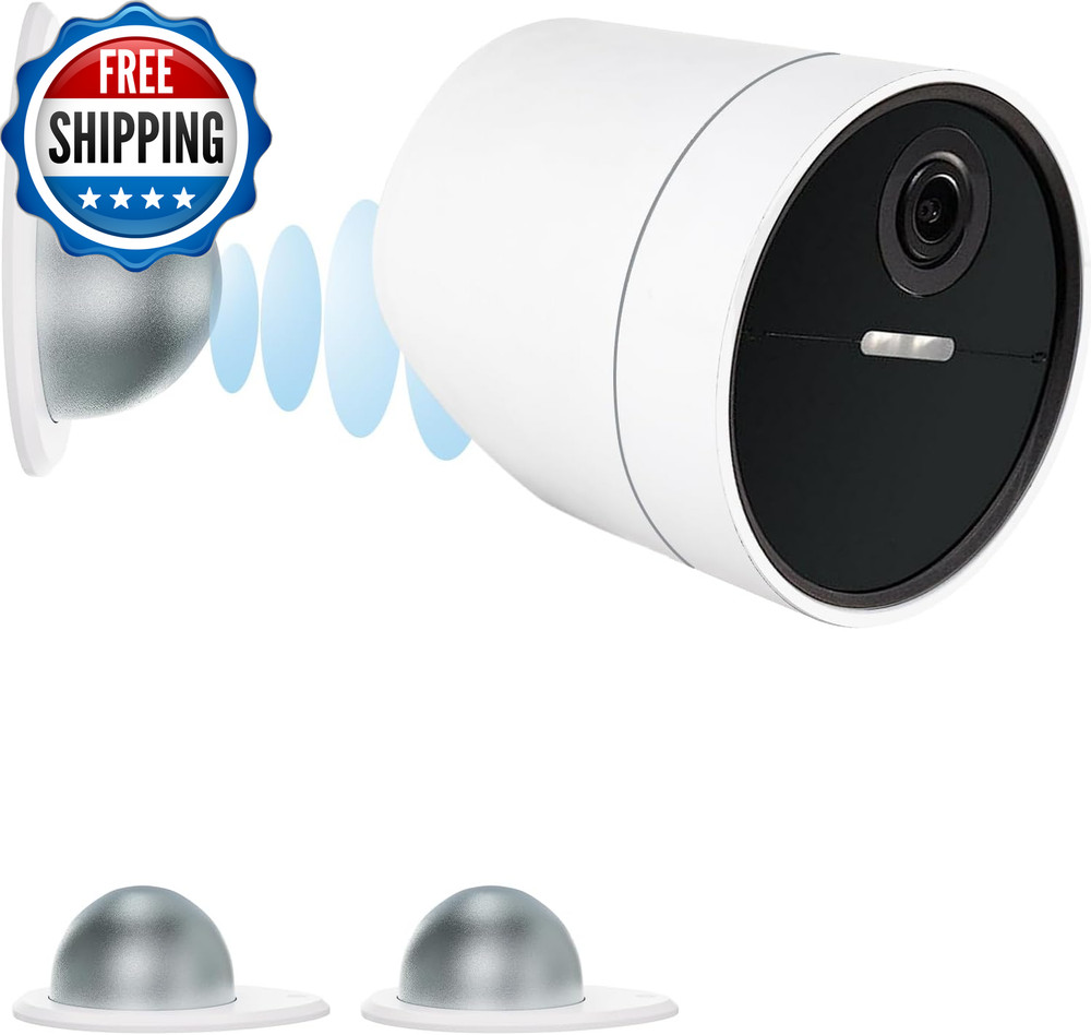 2 Pack Metal Wall Mount Compatible with Simplisafe Wireless Outdoor Security Cam