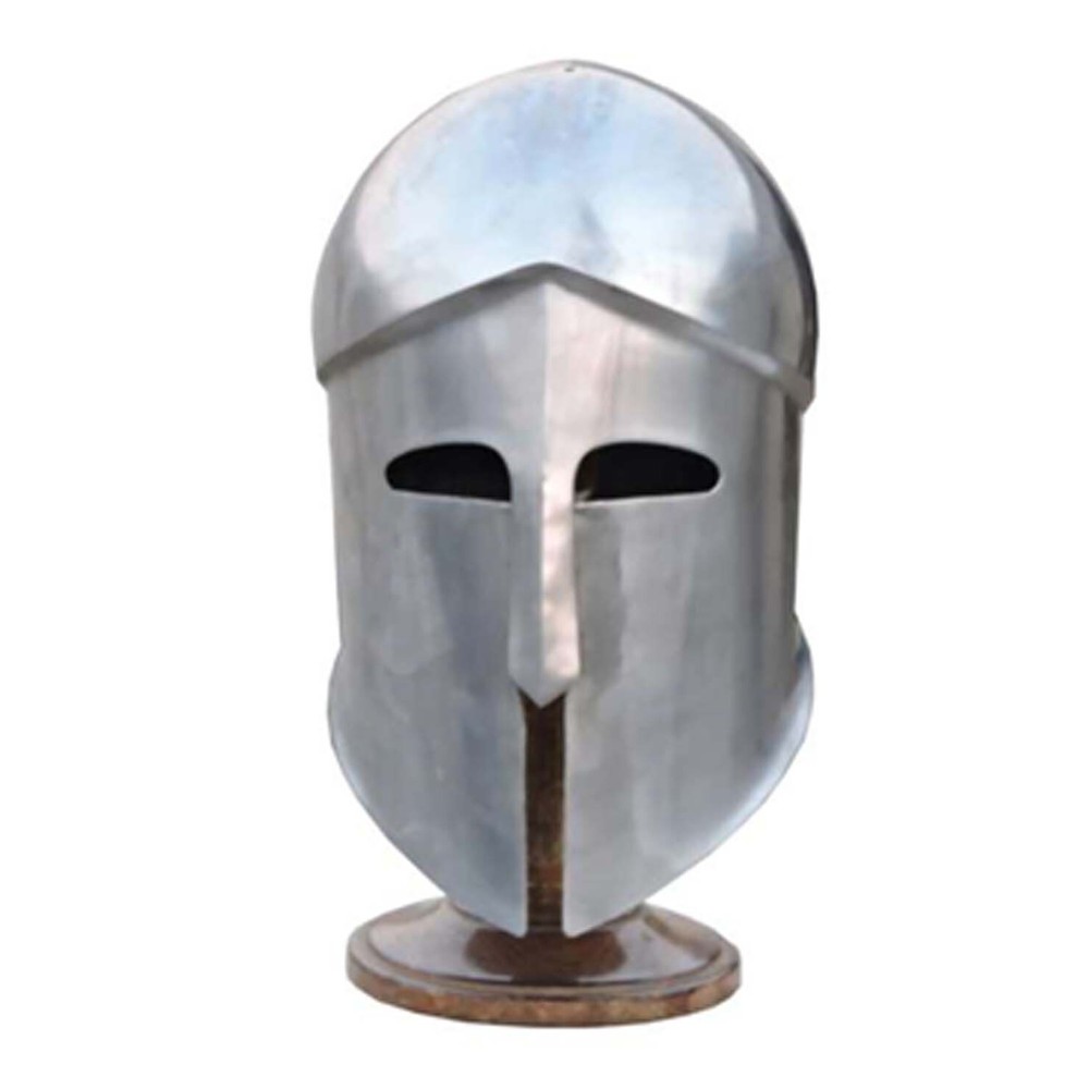 Medieval Greek helmet with stand