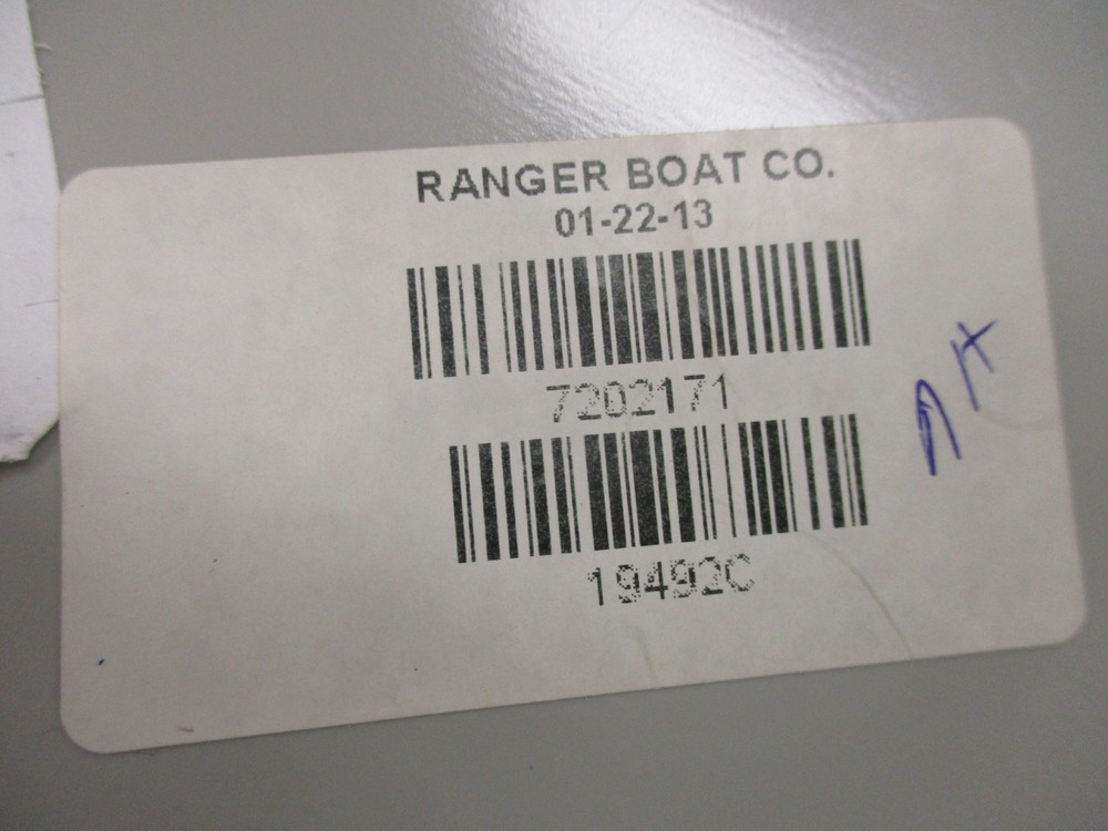 RANGER BLANK SIDE PANEL INSERT GRAY 7202171 MARINE BOAT