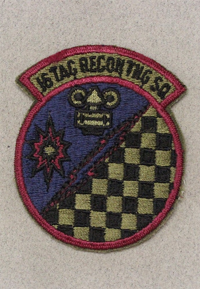 USAF Air Force Patch 4045: 16th Tactical Recon Training Sqdn - subdued