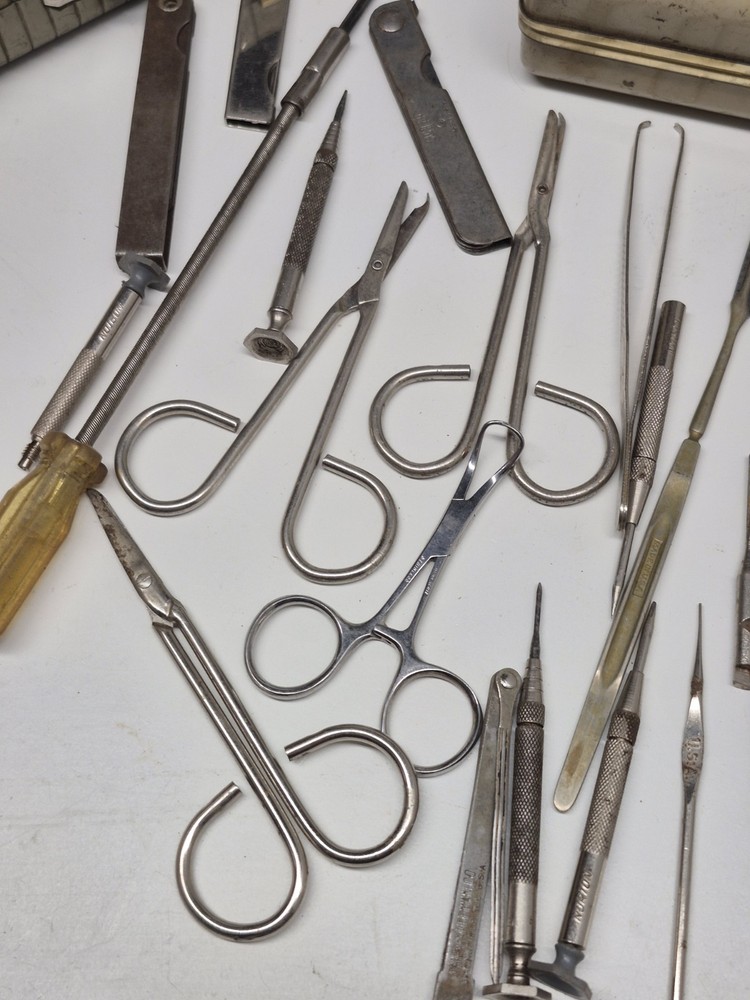 Vintage Precision Tools Lot With Cases