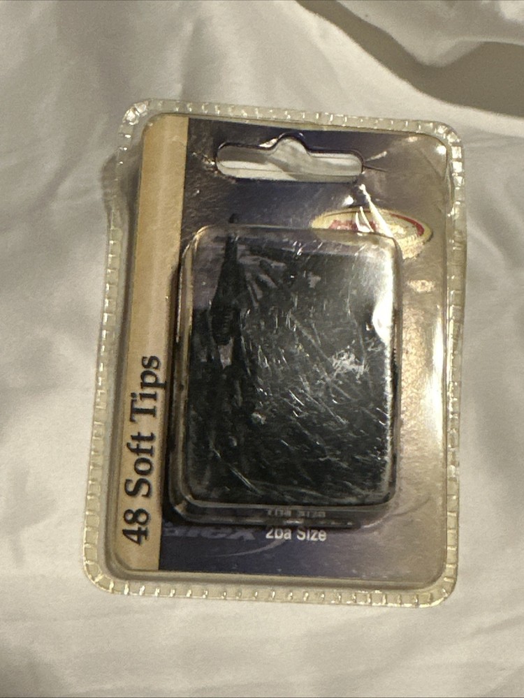 Halex 48 Soft Dart Replacement Tips w Dispenser 2BA Size Unused Softech Plastic