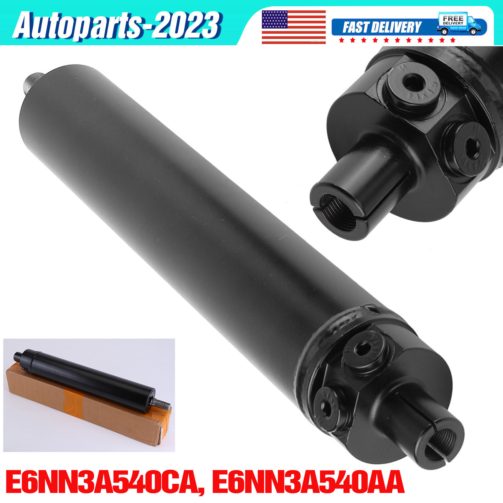 Power Steering Cylinder For Ford Tractor 550, 555, 555A, 555B, 655. E6NN3A540CA