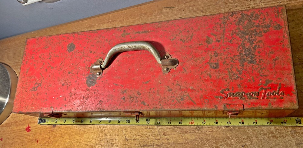 Vintage Snap-On Tool Box for Socket Set KRA 280 Date Code 72