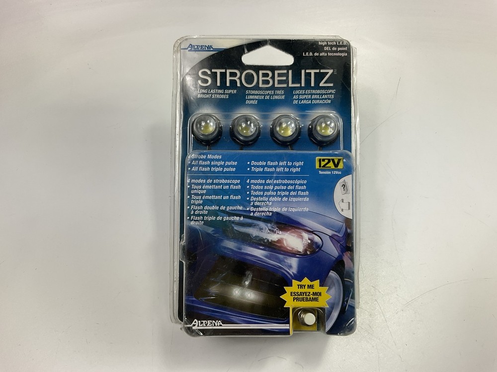 Alpena 78310 StrobeLitz Four Circular Strobe Lights, 12V