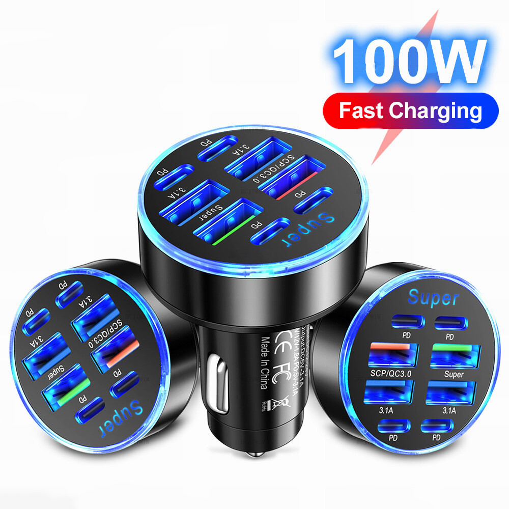 28USB Port Super Fast Car Charger Adapter for iPhone Samsung Android Cell Phone⁂