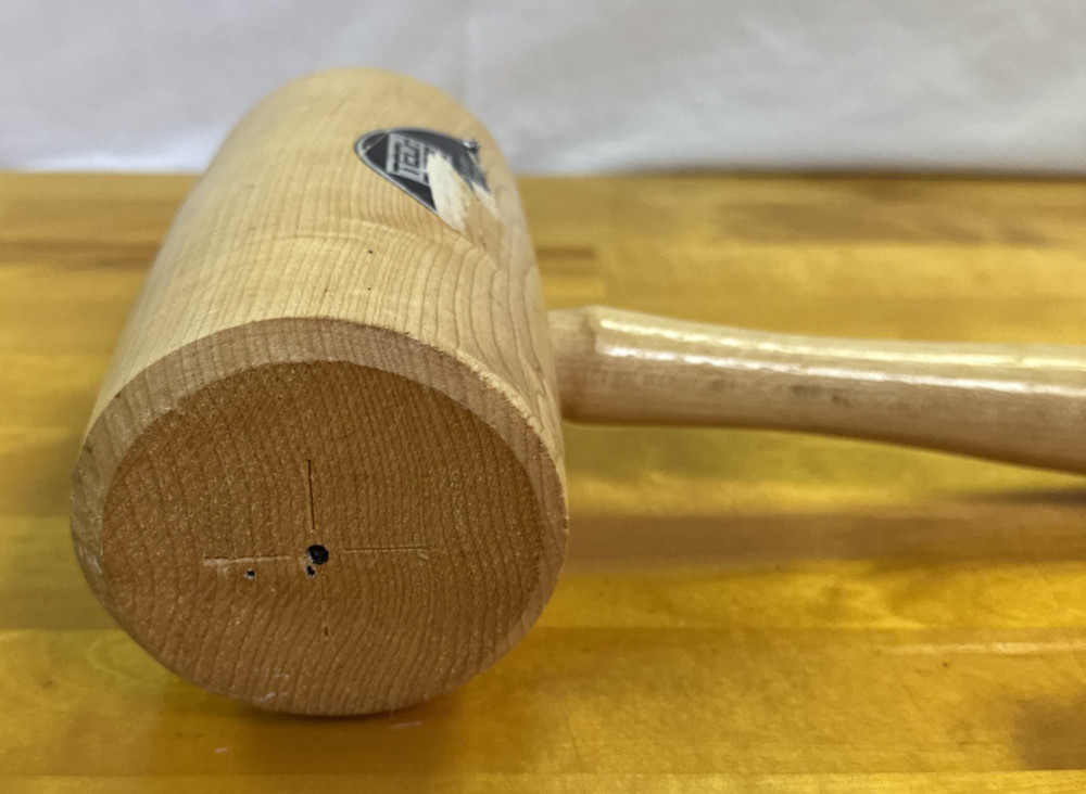 TECH SLEDGE 12" Long Wood The One Simple Tool To Fix All High Tech Problems VGC