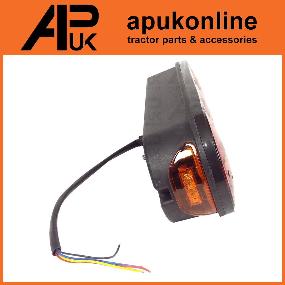Universal 12V LED Trio Rear Side Brake Tail combination Light Lamp 4 function