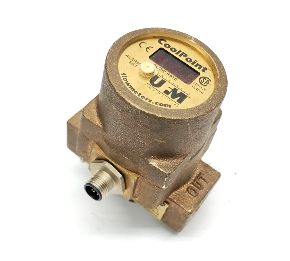 Universal Flow Monitors CP-1/2 CoolPoint Vortex Shedding Flowmeter 1/2" NPT