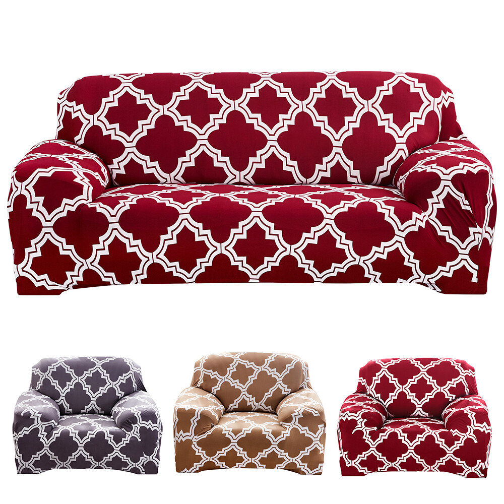 Stretch Chair Sofa Couch Cover Spandex Elastic 1/2/3/4 Seat Slipcover Protector