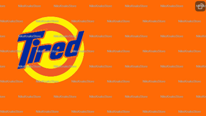 Tired Zoom Background