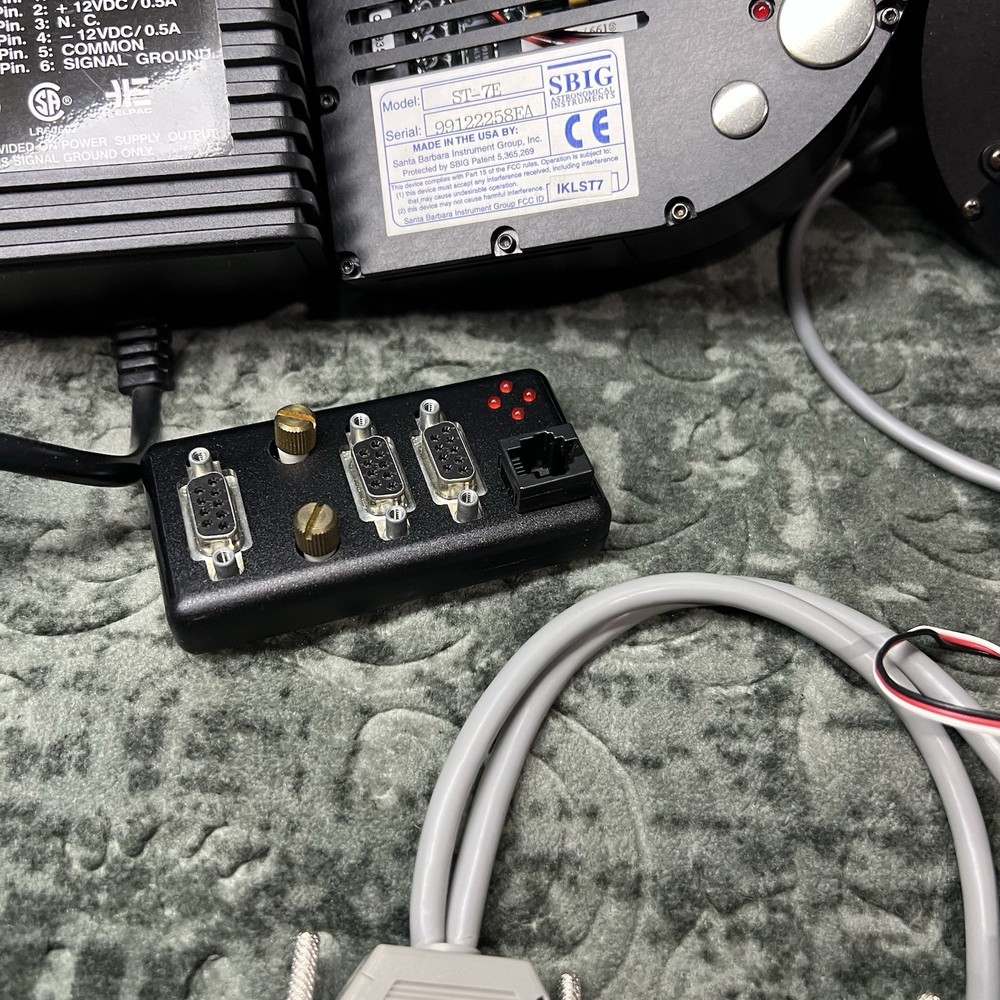 Sbig ST-7E Asteonomy Camera w/ CFW-8 Filter Wheel UNTESTED