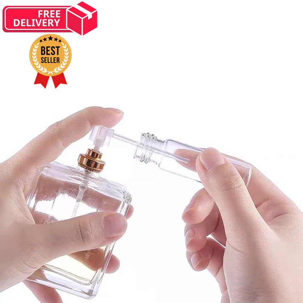 Arvintas 30 PCS Mini Perfume Refillable Bottle Pump Transfer Tool Transparent