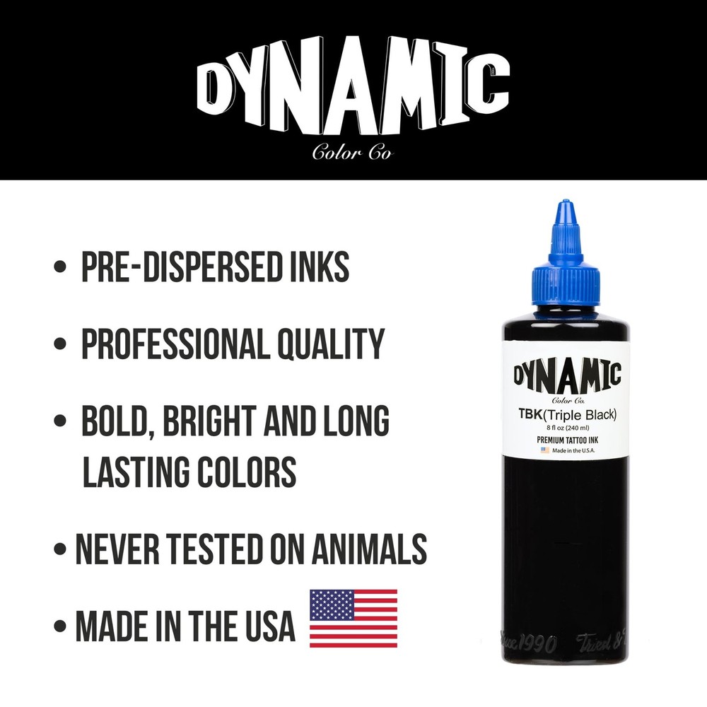 Triple Black Ink Bottle 8oz