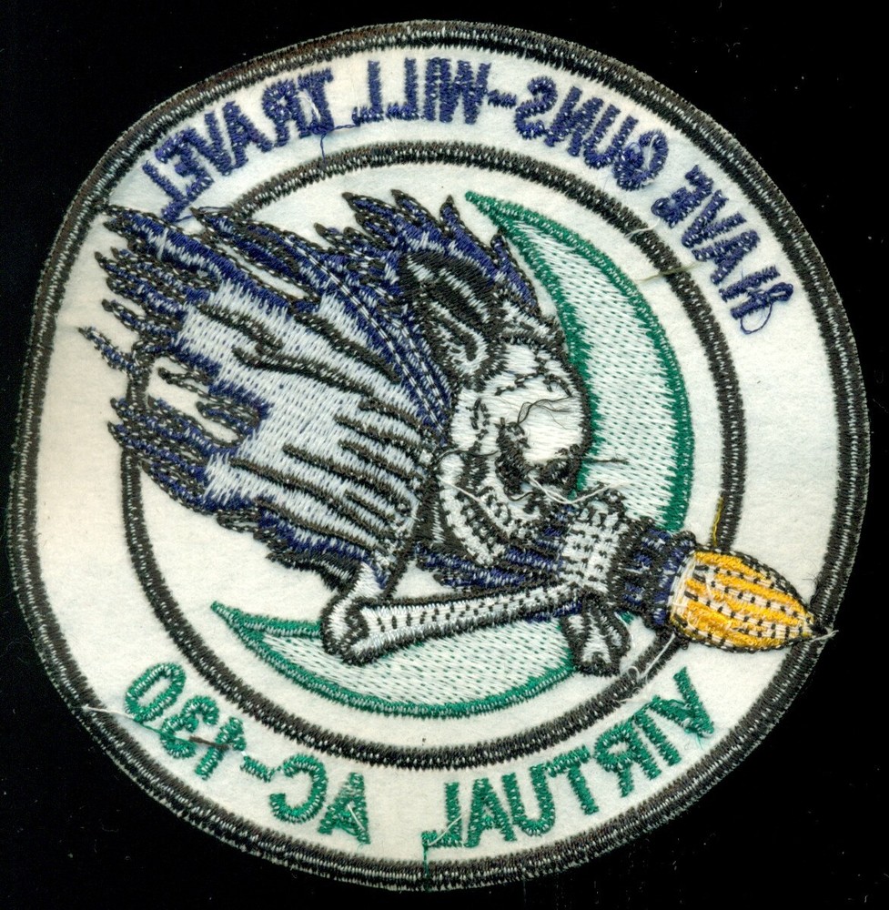 USAF AC-130 Virtual "Have Guns Will Travel" Patch K-2