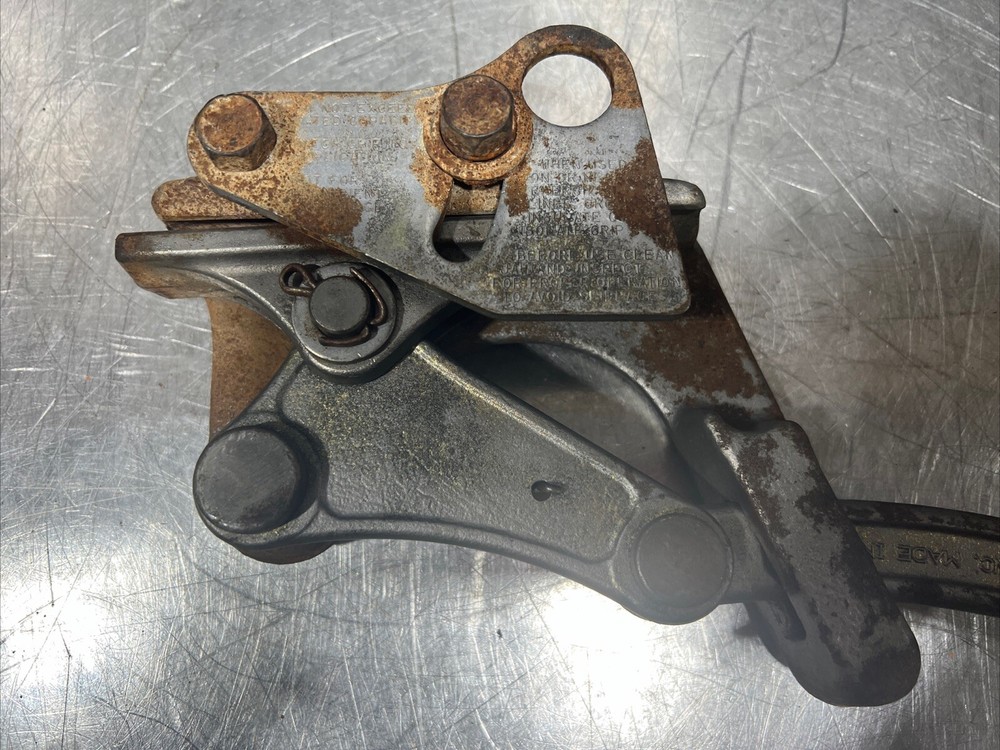 Vintage Klein Tools Grip Cable Wire Puller Cat 1685-31 / 7500LBS Used Surplus