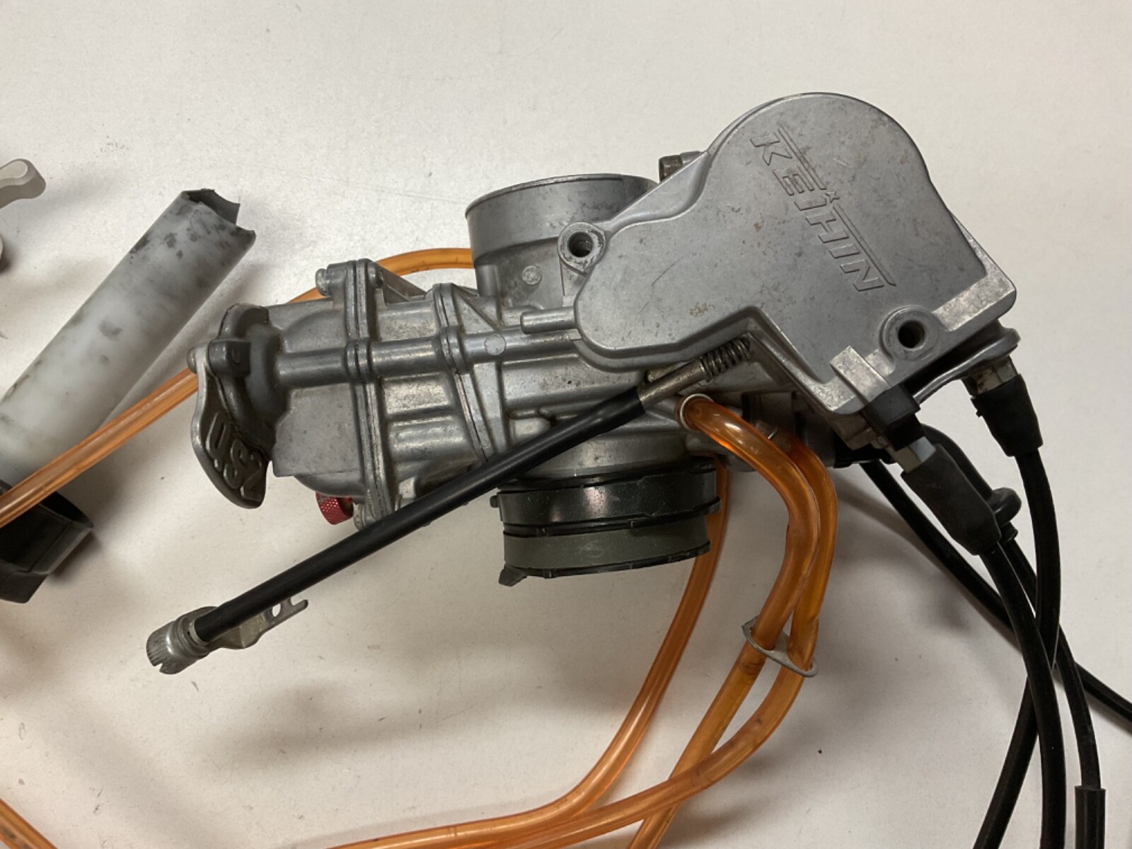 2006 06 YAMAHA WR250F YZ250F OEM Keihin FCR Carburetor & Throttle & ASV Lever