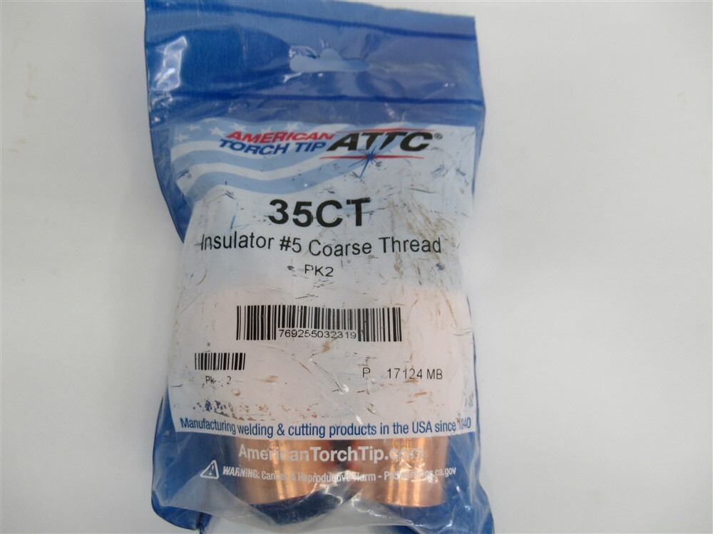 ATTC 35CT , Nozzle Insulator #5 Coarse Thread (PK 2)