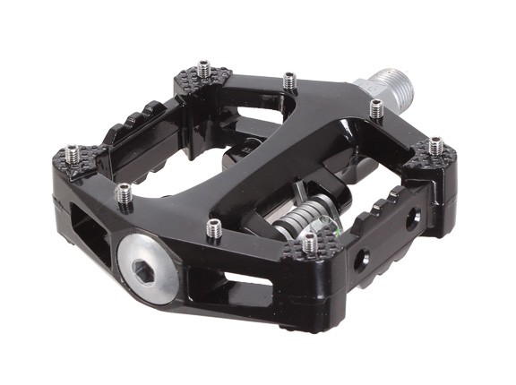 Wellgo WAM-D10 Clipless/Platform Pedals, Black