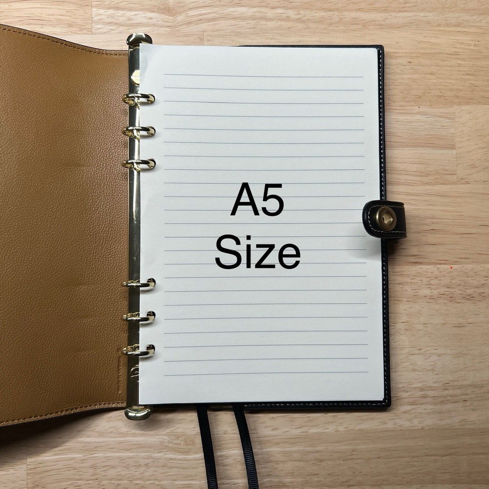 A5 Binder Insert for Coach Notebook Covers 6 Ring - by Pop In Planners