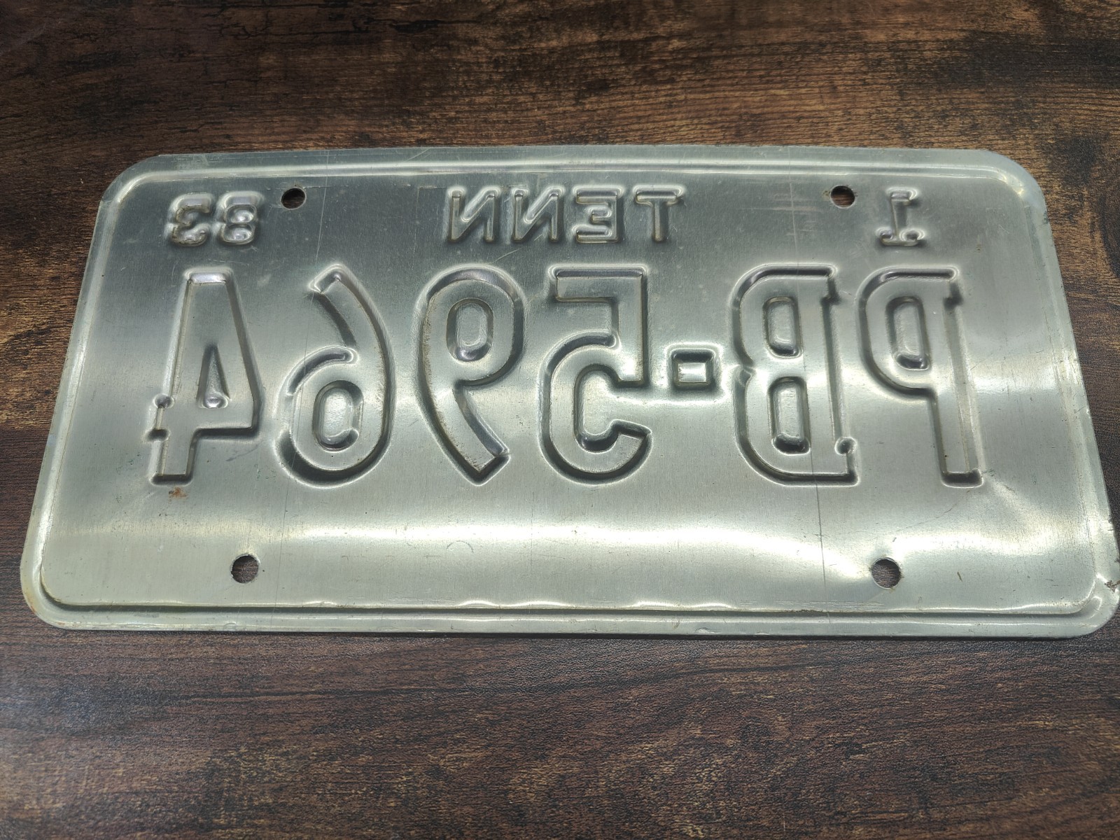 🟨Tennessee TN Tenn License Plate Tag 🟨 Volunteer 1983 80s Antique Classic 5964