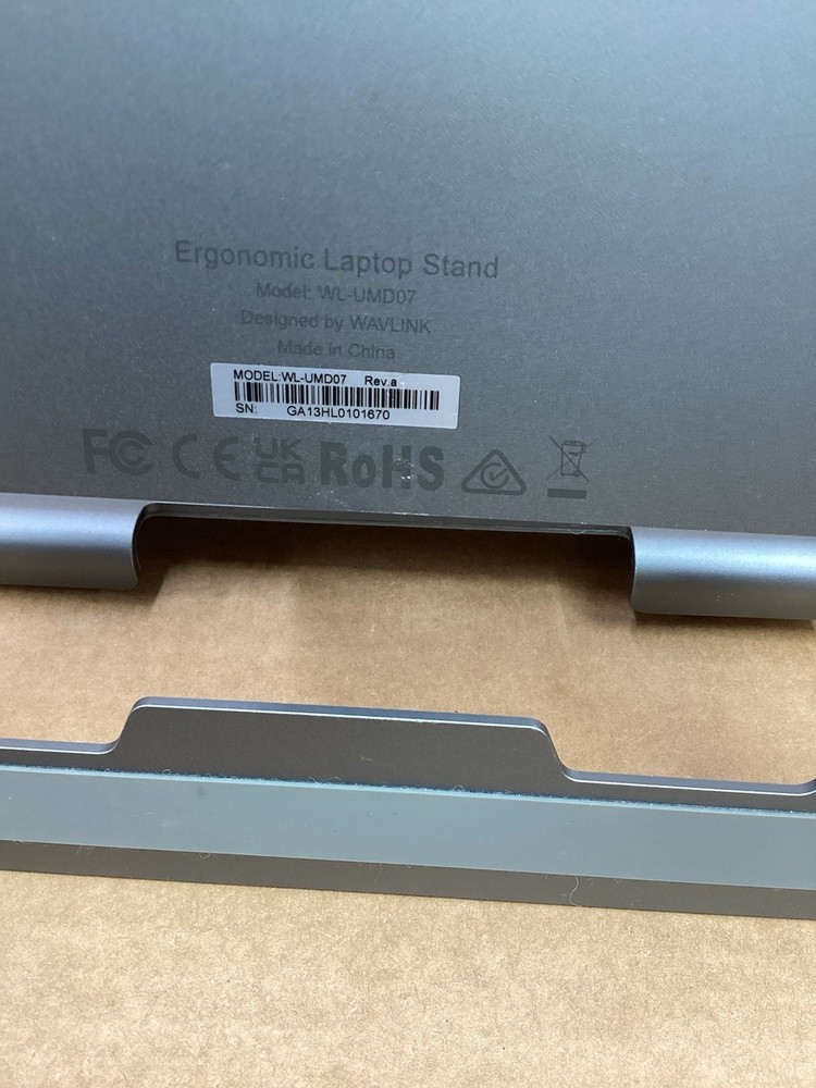 USB C Dock HDMI Laptop Stand Ergonomic Computer Riser Adjustable for Mac Windows