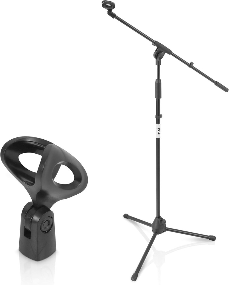 Foldable Tripod Microphone Stand with Professional Dynamic Vocal Microphone