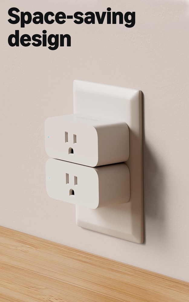 Amazon Smart Plug, Works with Alexa, Simple Setup, Endless 1-pack, WHITE