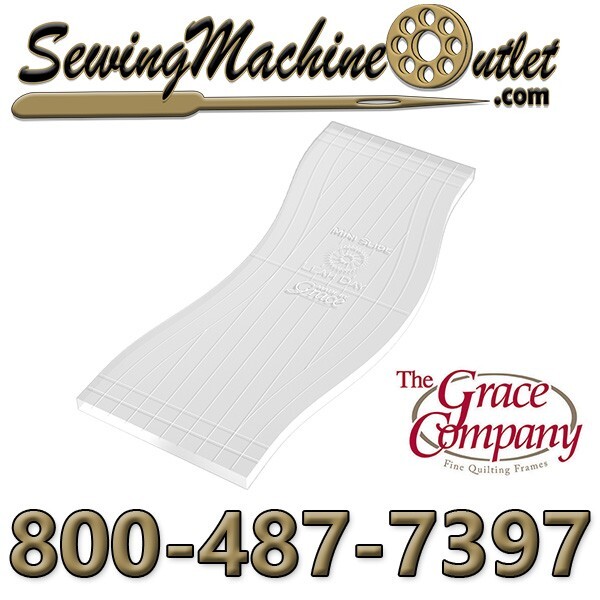 Grace 1/4 Inch Mini Slide Ruler Template
