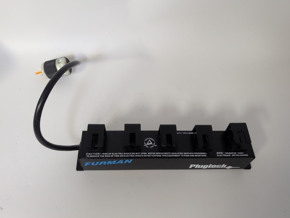 Furman Pluglock Rackmount 5 Outlet Locking AC Adapter