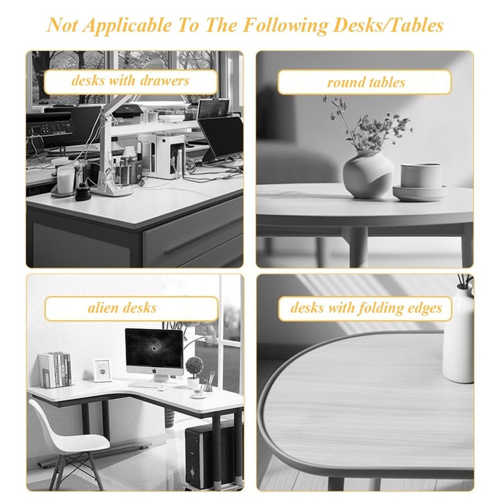 Under Desk Keyboard Tray Support Bracket Adjustable Desktop Extension Board S...