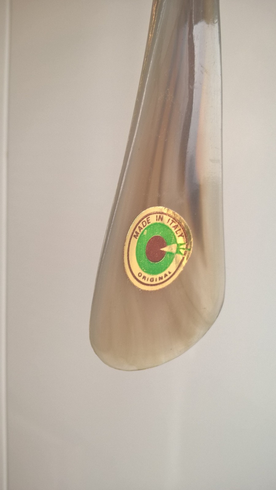 Italian Shoe Horn Italy Original Poodle Dog Head Wood Or Bamboo Extra Long 21.5"