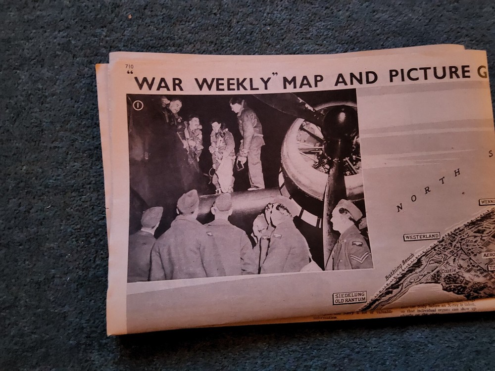 Xm52  Ephemera 1958 Article Raf Raid On Sylt