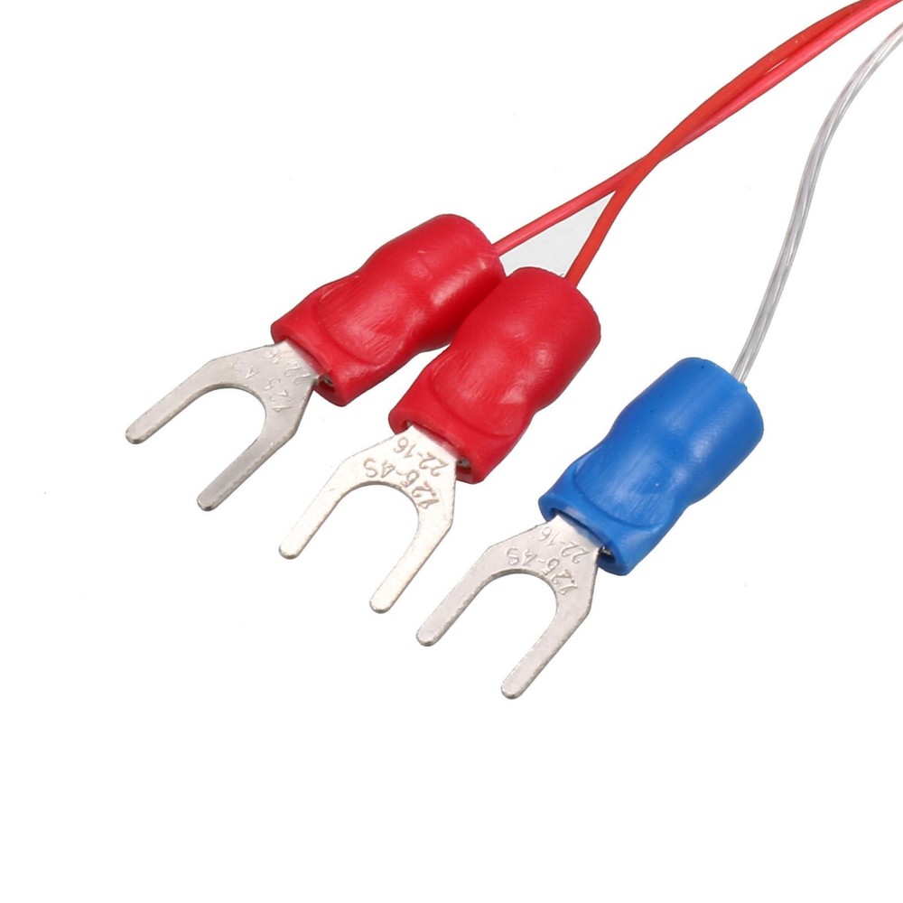 PT100 RTD Temperature Sensor Probe Three-wire System 200cm(6.56ft)