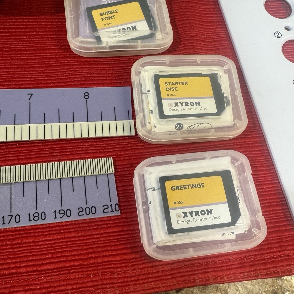 Xyron Design Runner Cordless Handheld Printer, Disc Maker, 6 Inks, 9 Design Disc