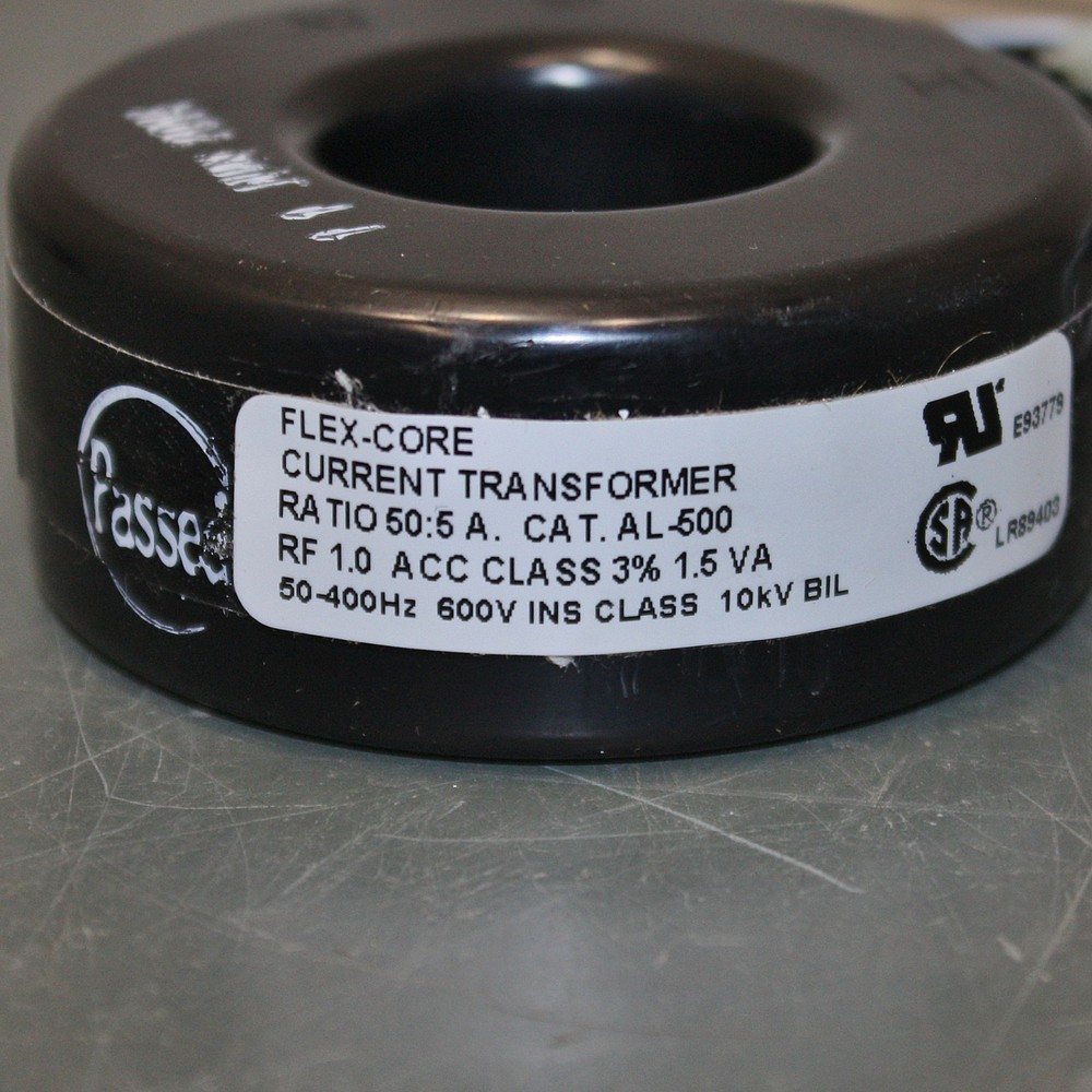 Flex Core Current Transformer AL-500, 50:5 Ratio, Solid Core, Class 3