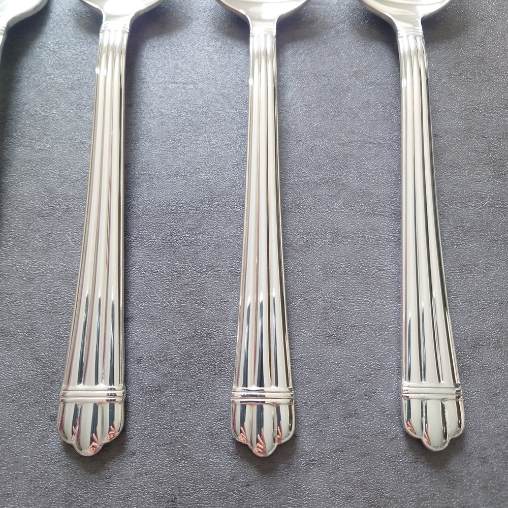 Christofle Aria 9pcs Silverplate Flatware Table Knife Fork Spoon Excellent