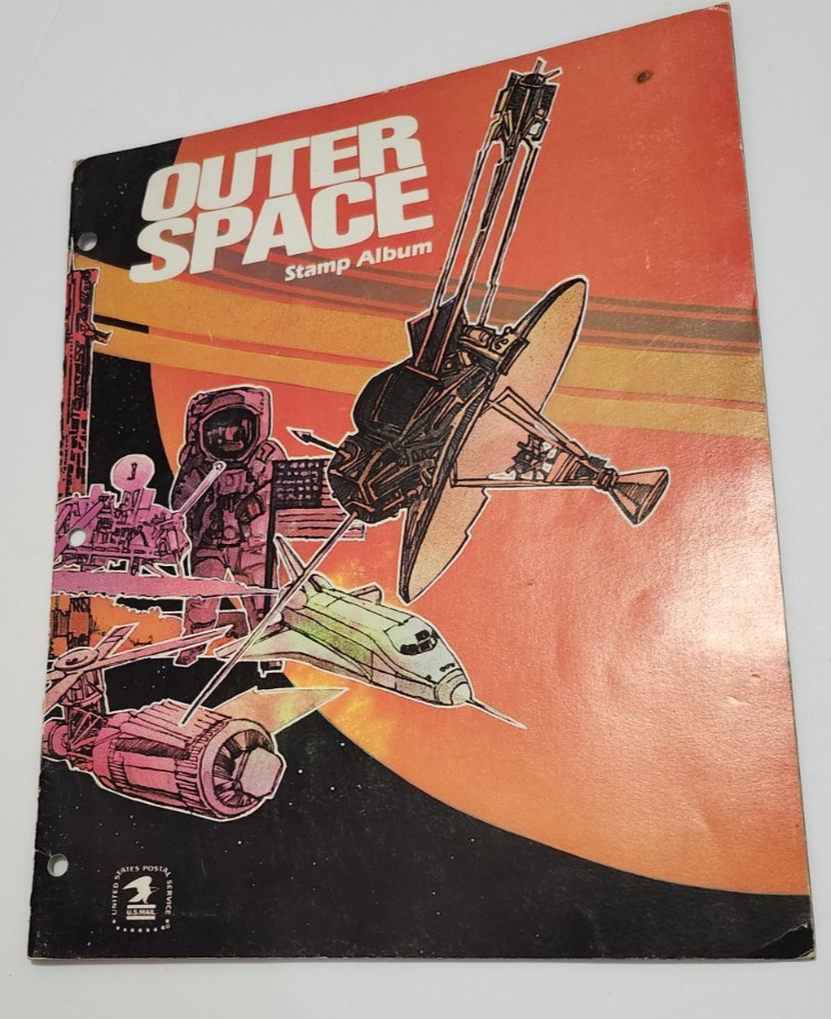 OUTER SPACE - STAMP ALBUM - US POSTAL 1982