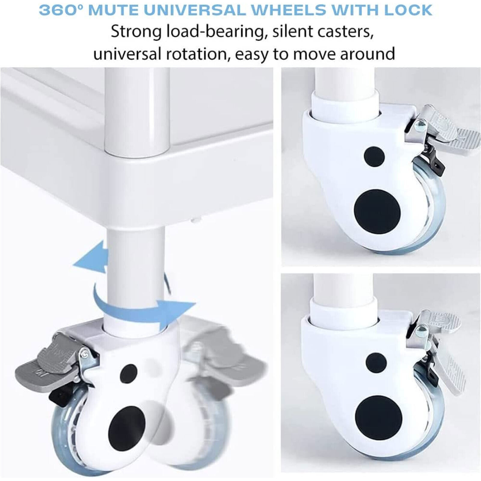 Salon Trolley Esthetician Utility Cart Facial Rolling Storage Beauty Spa Station