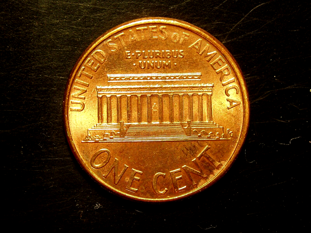 1993 UNC LINCOLN MEMORIAL CENT #1