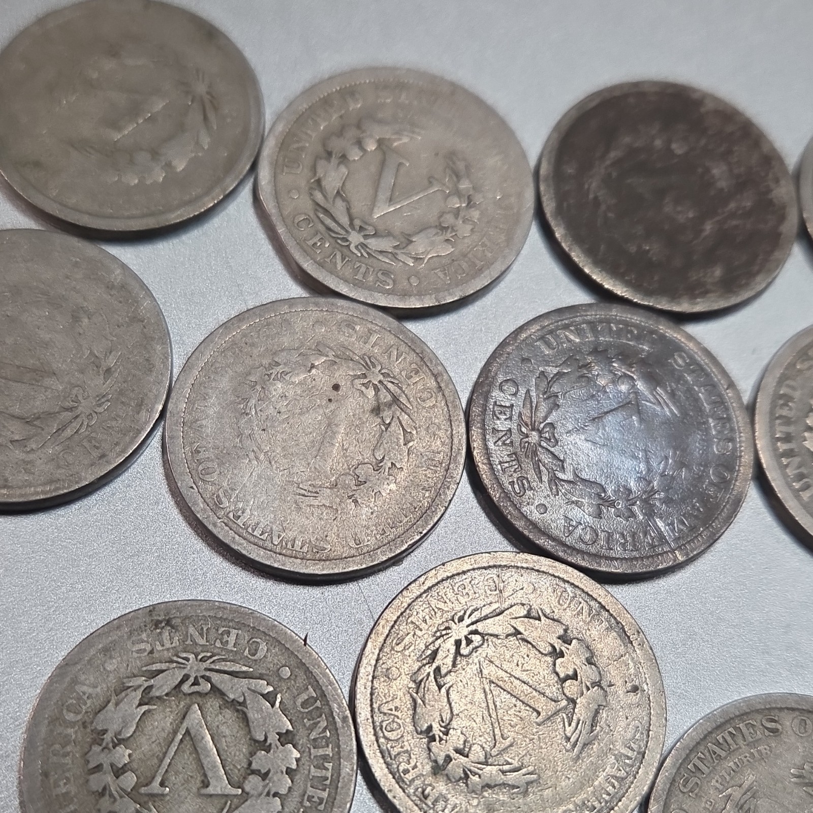 Liberty V Nickel Lot (20 Coins) Better Grade 1890s–1912 Incl 1912D Strong Detail