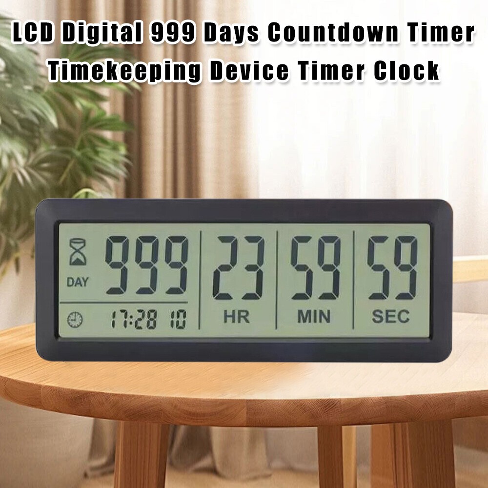 999 Days Count Down Clock Digital Countdown Days Timer Clock Time Management