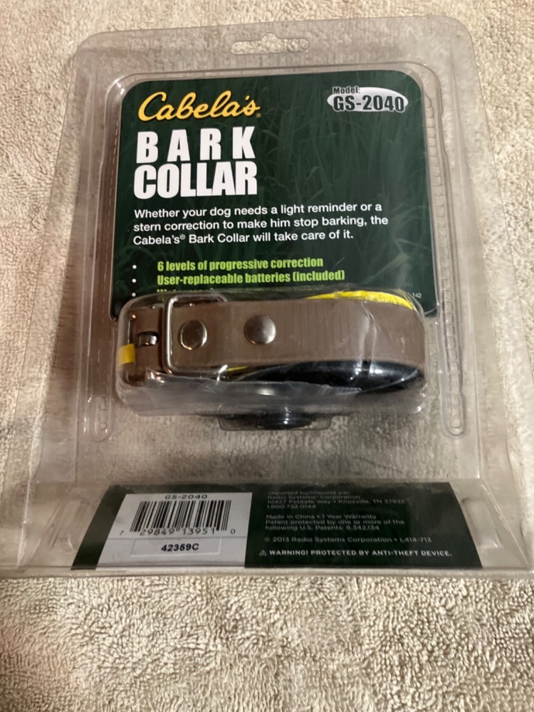 **NEW** Cabela's Bark Collar Model: GS-2040 Waterproof
