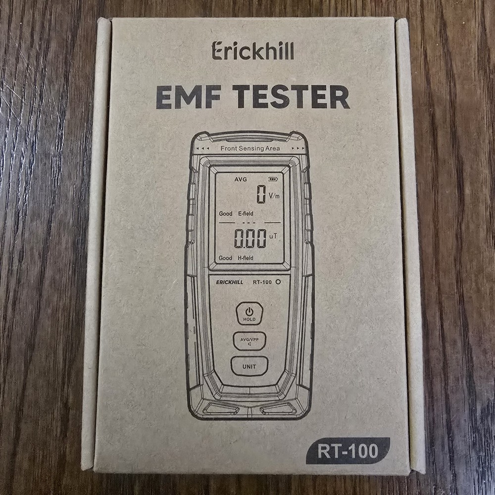 ERICKHILL EMF Meter, Detects Electric and Magnetic Fields, Handheld Digital