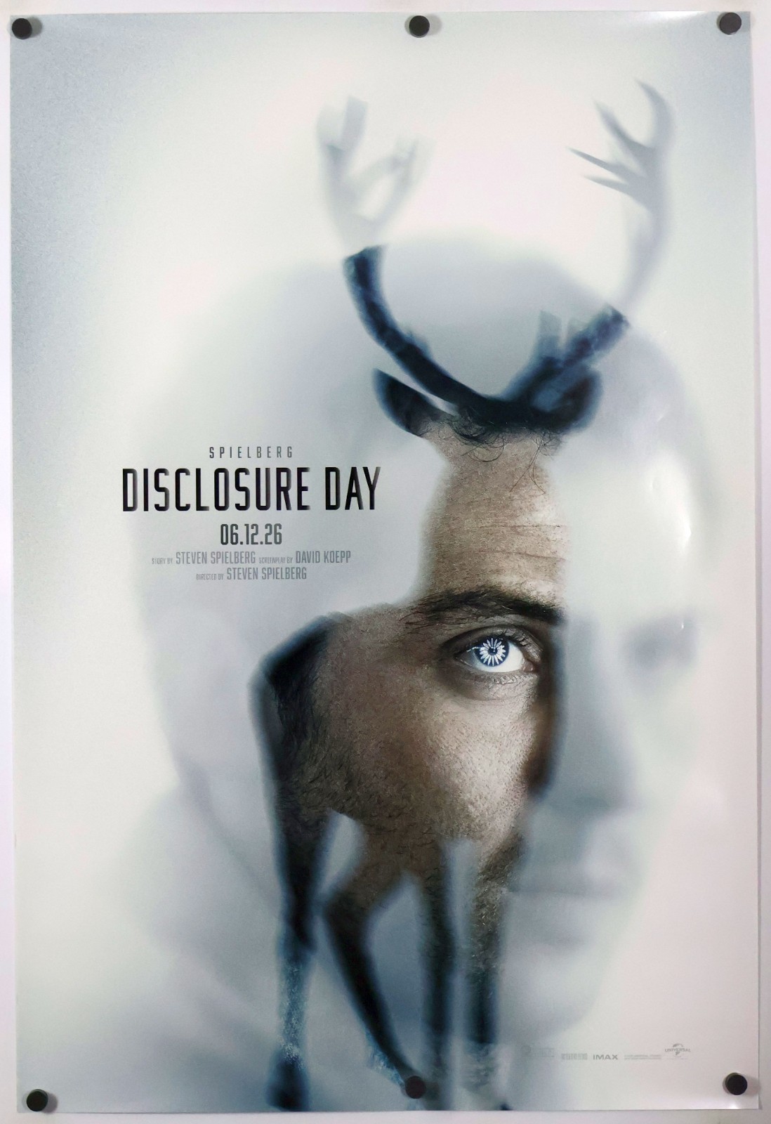 Disclosure Day - original DS movie poster D/S 27x40 2026 Spielberg Adv B