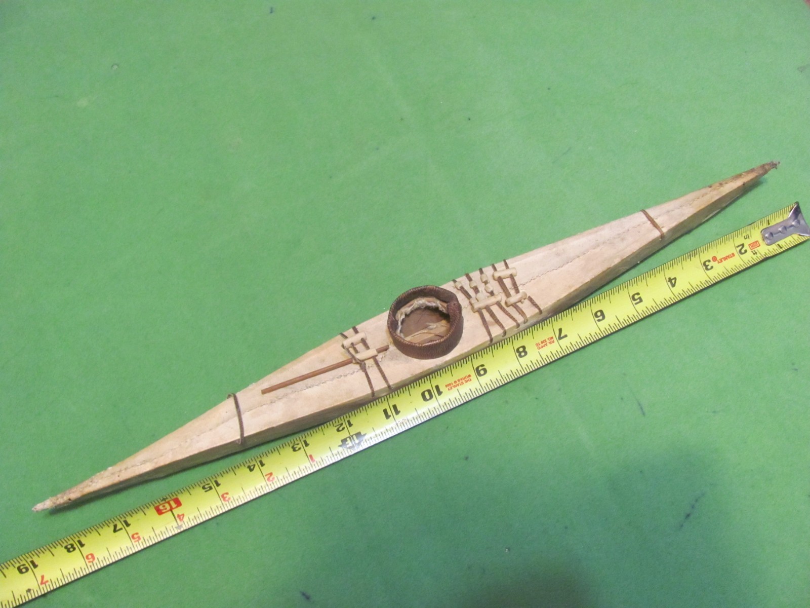 Antique/Vintage Inuit Kayak 18.5" Long.