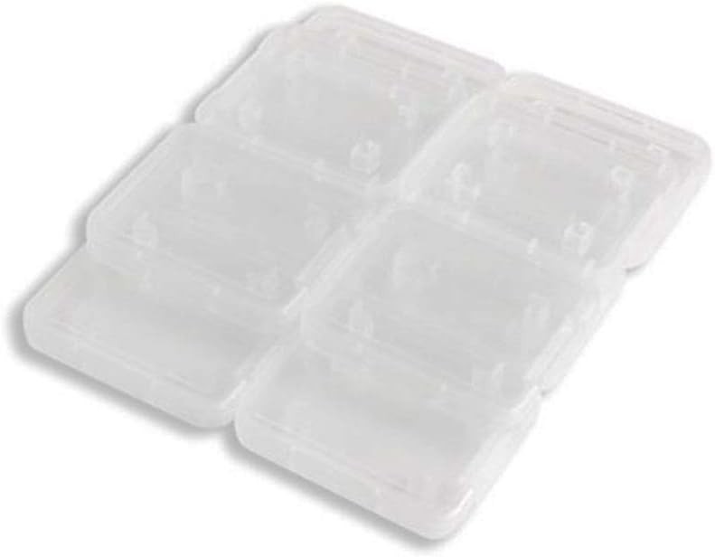 Secure Memory Card Case for SD/SDHC/MMC Cards - Lightweight & Durable - White