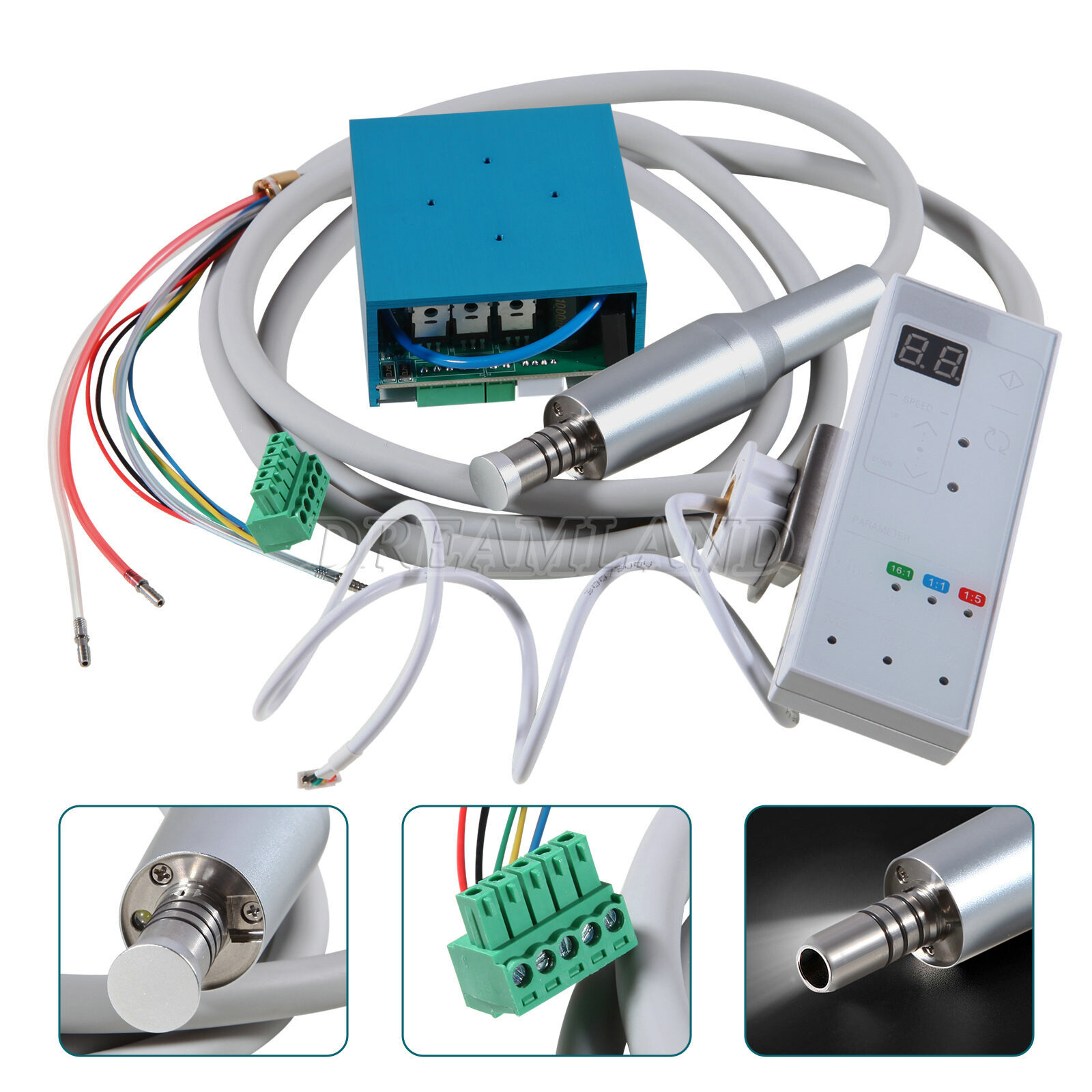 Dental LED Built-in Brushless Electric Micro Motor Touch Button