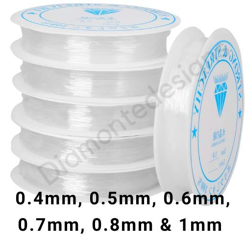 Clear Nylon Beading Elastic Stretch Cord Thread Jewellery String Bracelets Wire