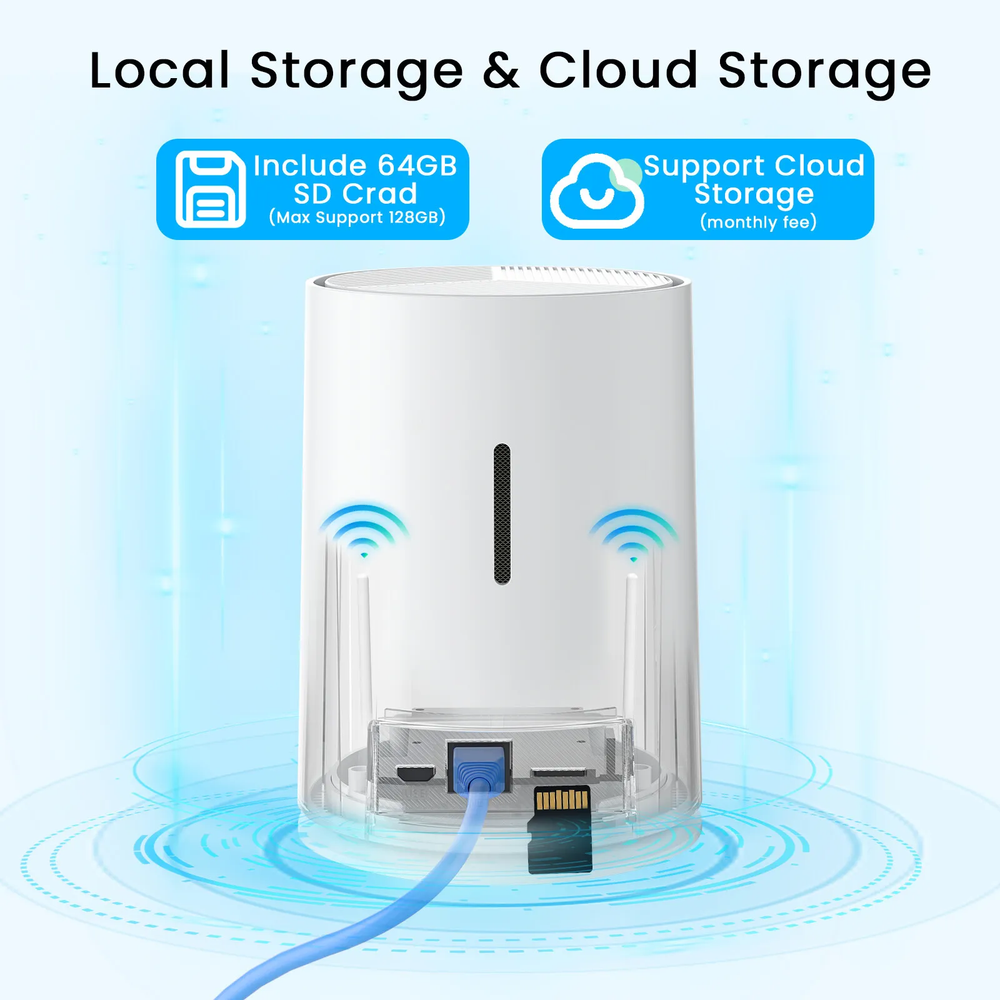 4MP Solar Wireless Security Camera System CCTV Battery WiFi Night Vision Outdoor